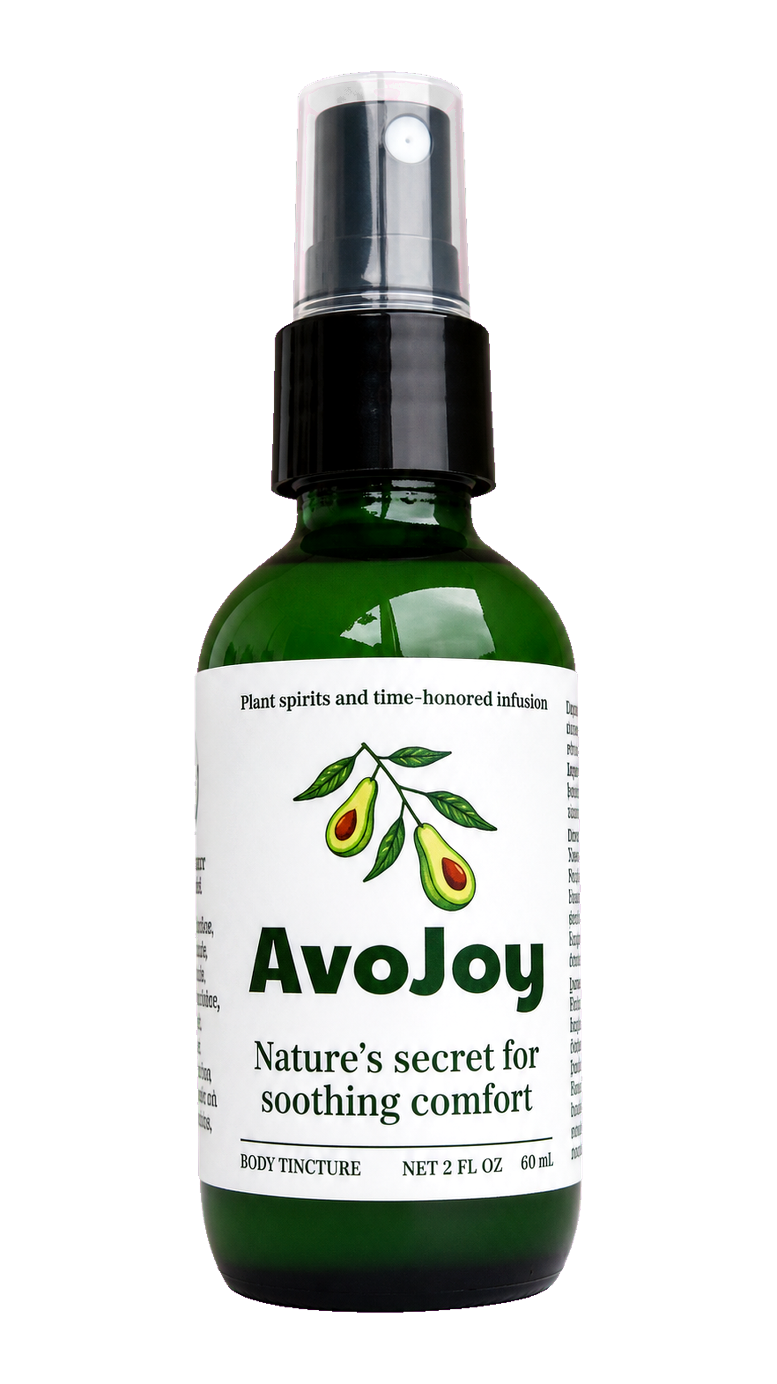 AvoJoy sore muscle spray bottle
